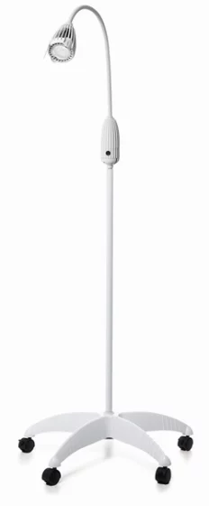 Lampara de examen Ulsan Luxiflex 29 LED, con pie a ruedas