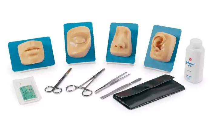 Set de simulación de sutura para el rostro R11001 Erler Zimmer