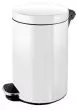 Papelera metálica blanca con pedal (3, 5, 12, 20 ó 30 litros)