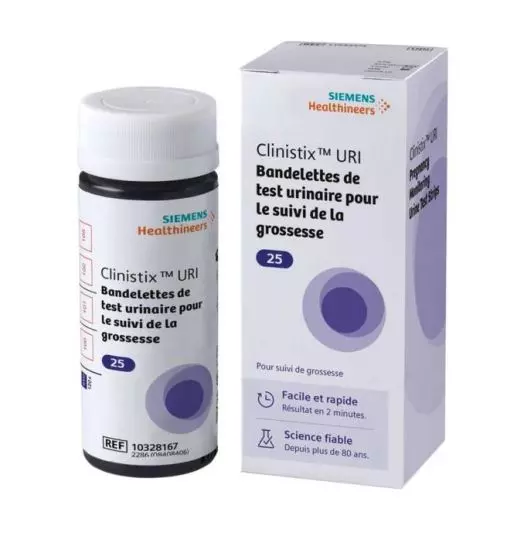 Tiras reactivas Siemens Clinistix URI (caja de 25)