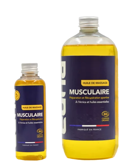Aceite de masaje muscular orgánico Bio Eona