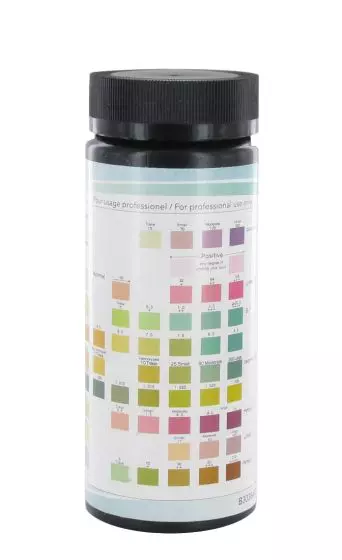 Tiras reactivas urinarias de 10 parámetros MULTIDIAG 10 (Caja de 100)