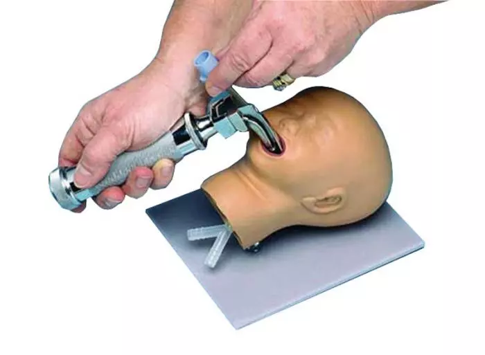 Modelo de cabeza para intubación recién nacido LE30 Erler Zimmer