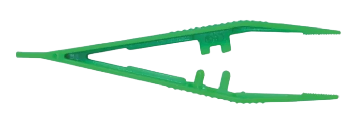 Pinza anatómica estéril de un solo uso con garras - 13 cm (caja de 100)