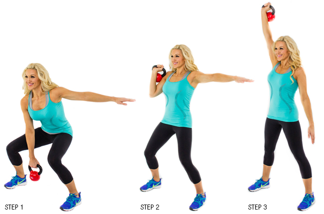 12 Workouts Using Only A Kettlebell (2021) Kettlebell One-Arm Clean and Jerk